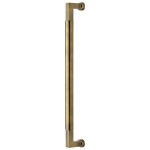M Marcus Heritage Brass Door Pull Handle Bauhaus Design 483mm length